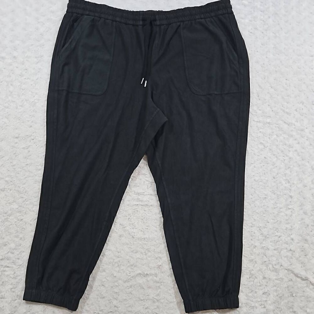 Athleta Farallon Black Jogger Lounge Comfort Athleisure Yoga Womens Size 24